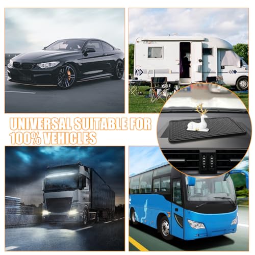 image for HZEL Car Dashboard Non Slip Mat, Vehicle Dash Grip Pad Pad for Phone S