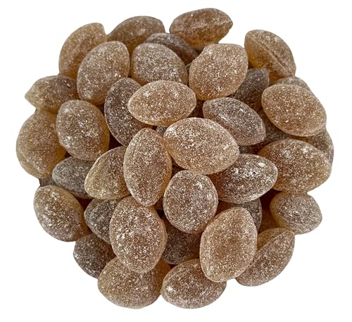 Old-Fashioned Sanded Ginger Drops Hard Candy, 1 Pound