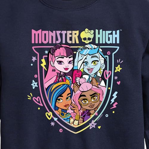 Monster High - Monster Skull & Bow - Toddler & Youth Raglan Graphic T-Shirt3