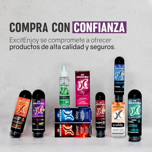 Miniatura 6 de Excite Gel Lubricante Íntimo Anal Con Efecto Relajante Y Dilatador Natural Con Árnica Y Acido Hialurónico - Base Agua, Compatible Con Látex Y Juguetes - Formato Ahorro 200ml