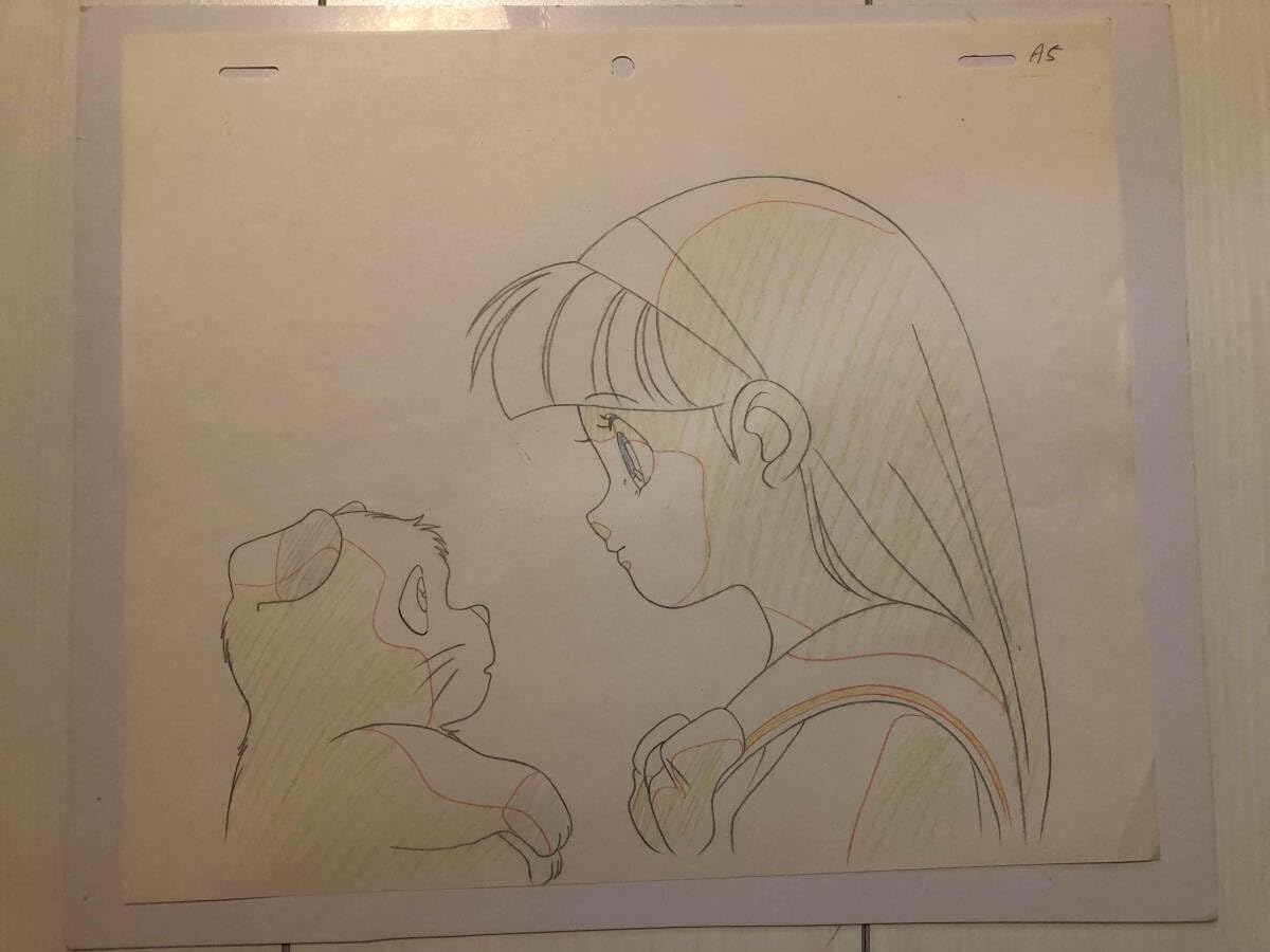 Amazon.co.jp: 作品不明 アニメ セル画 動画セット 女の子 : おもちゃ