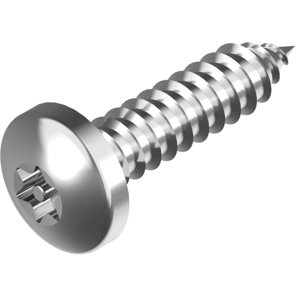 Vis de securite tole A2 4.2x25 bombee TX15 avec broche lot de 500