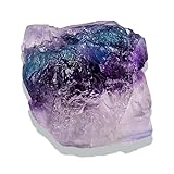 Apengshi 1.2-2'' Rainbow Fluorite Raw Stone Natural Crystal Healing Crystal and Stone Rough Rocks for Fountain Home Garden Decor Meditation