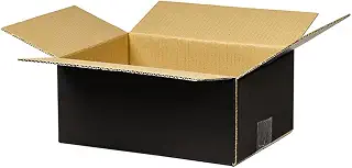 ダンボールワン ダンボール （段ボール箱） 黒 宅配60サイズ 【260 × 190 × 深さ 110 mm】 （60枚入り）