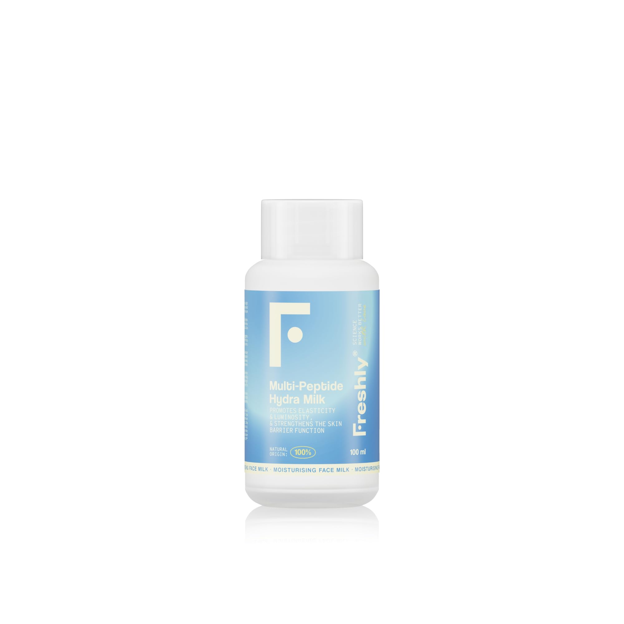 Freshly Cosmetics Moisturising Face Cream Rich in Peptides Multi-Peptides Hydra Milk 100 ml, White, 100 ml (Pack of 1)