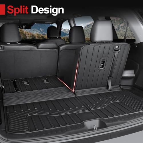 Image of Floor Mats for Honda Pilot 2016-2022 8 Seat (No Elite Models)