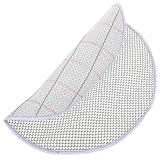 Abaodam Selbstgemacht Teppichknüpfnetz Polyester 45x45cm Bodenmatte Häkelnetz Stoff für Handarbeit Basteln