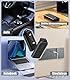 Generisch 1 stück USB C Adapter kompatibel für Polar Vantage M3, Polar Pacer, Polar Pacer Pro, Polar Ignite 3, Polar Vantage V3, 5V/1A Tragbar Ladeadapter für Polar Uhr - Schwarz