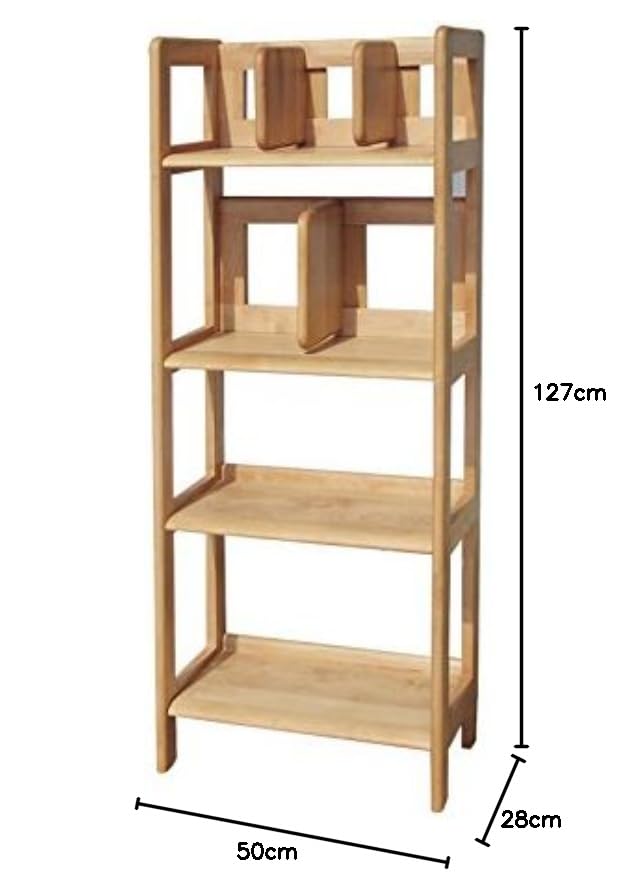 Amazon.co.jp: ISSEIKI キッズラック 幅50㎝ ナチュラル 木製 ERIS