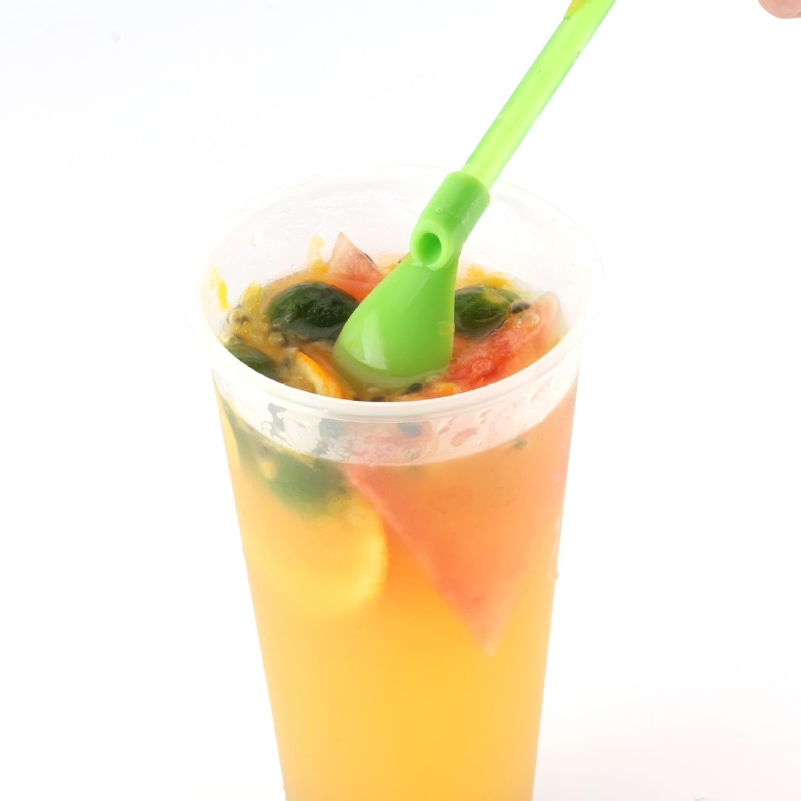14-Pack Reusable Stainless Steel Straw Spoon - Coffee Stirrer & Cocktail Straw 11 thumbnail image