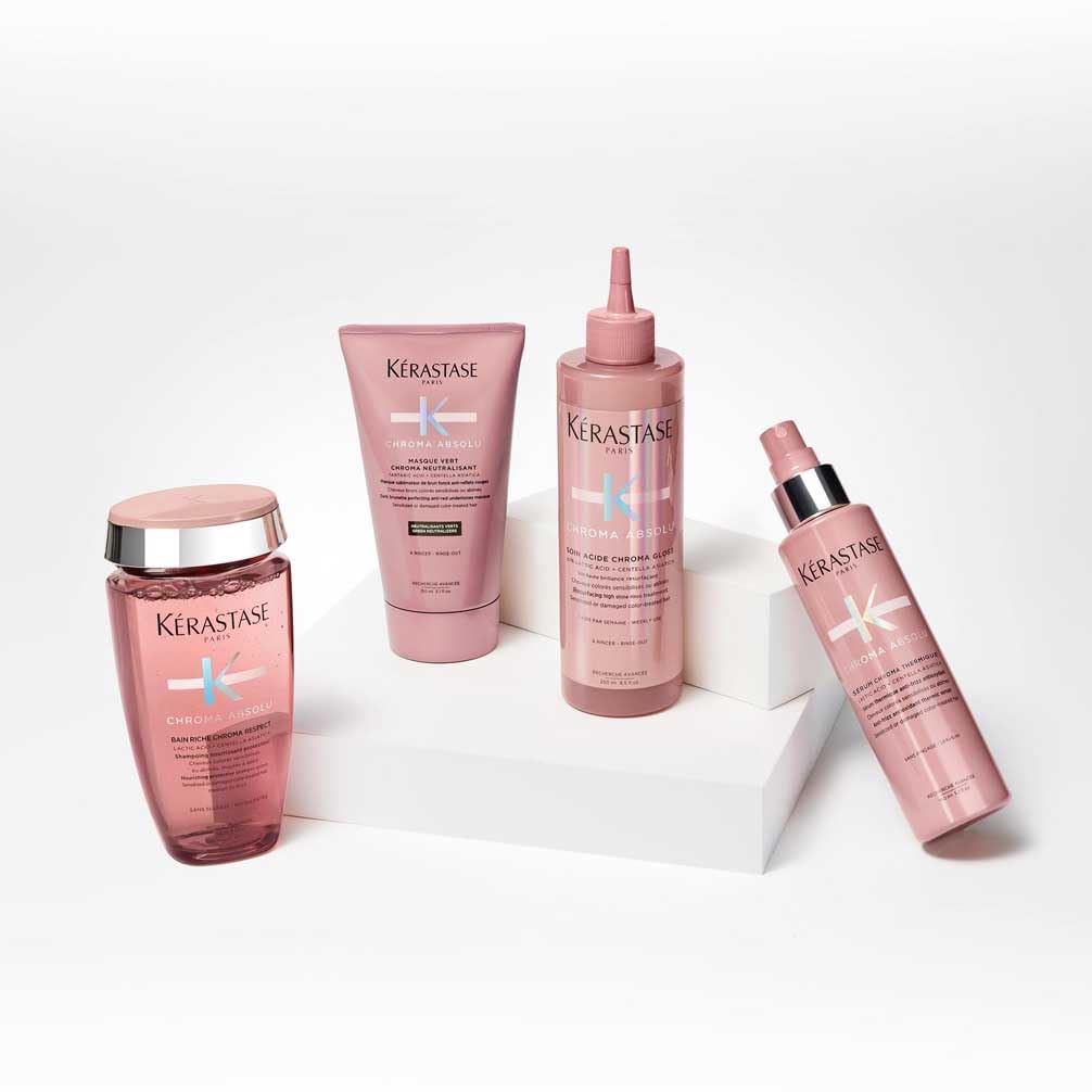 Kérastase Chroma Absolu, Sérum Capilar Antiencrespamiento, Protector Térmico Sin Aclarado, Para Pelo Coloreado Sensibilizado y/o Dañado, Sérum Chroma Thermique, 150 ml