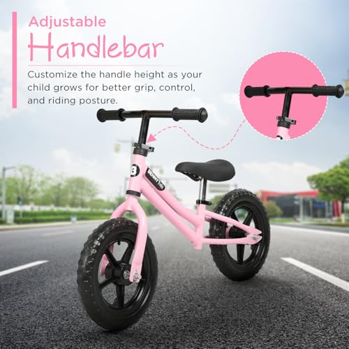 Image of Adjustable Handle Lightweight Pedal Free Balancing Cycle for Girls & Boys of - Ages 1.5 to 4.5 Years | Adjustable Seat |1 Year Warranty | Early Learning & Balance Training Bike Bicycle