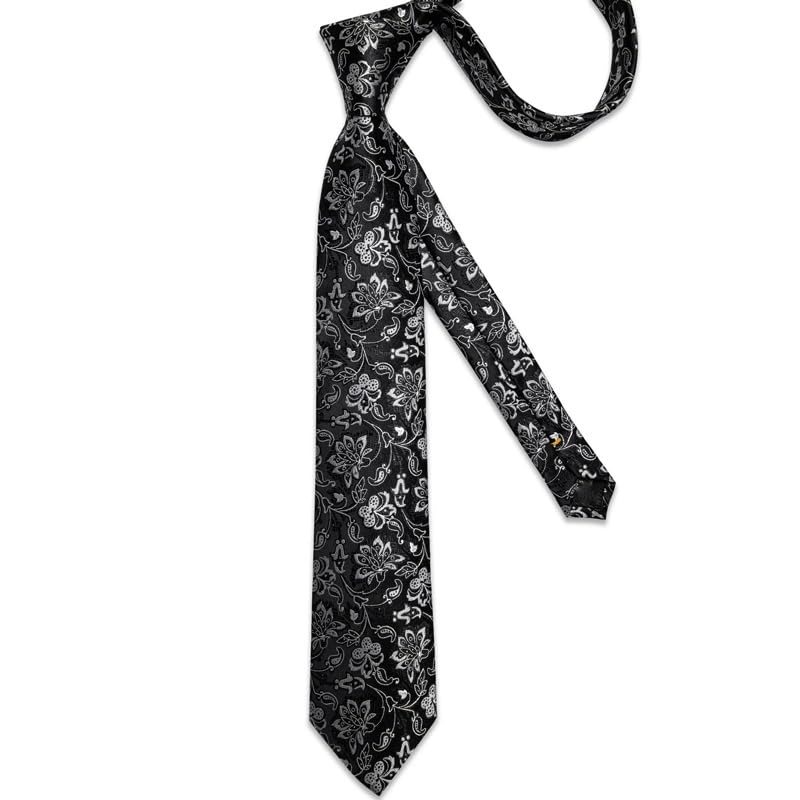 Corbata para hombre y mujer de seda 8 cm miniatura 4