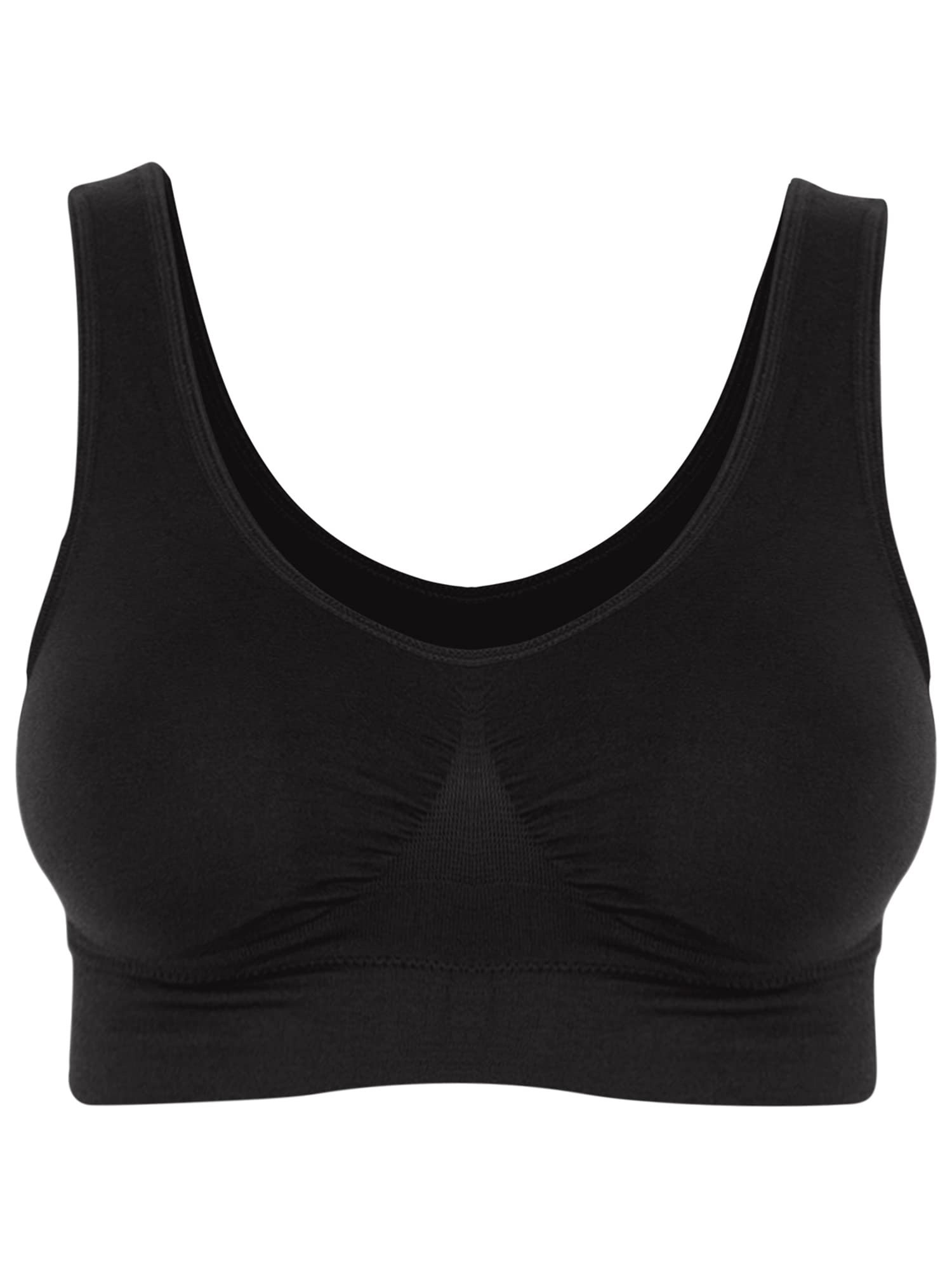 Love My FashionsPadded Sports Bras Women 1 and 3 Pack Super Comfort Seamless Bralette Wireless Sleep Yoga Workout Bra for Ladies