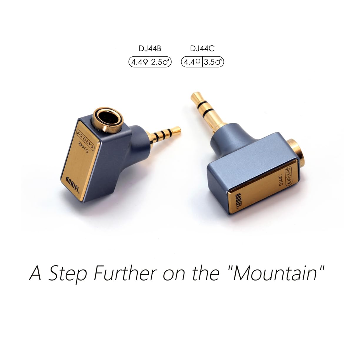 ddHiFi DD ddHiFi DJ44B - Adaptador de Audio para Auriculares (4,4 mm Hembra a 2,5 mm)