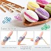 STOBOK 8pièces Anneaux De Tricot Réglables Boucle pour Doigts Guide De Fil pour Tricotage Et Couture Accessoires Élégants Et