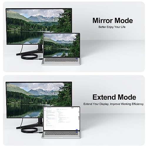 image for UVOOIdirect Display Port to VGA Cable 6FT, DisplayPort DP to VGA Male 