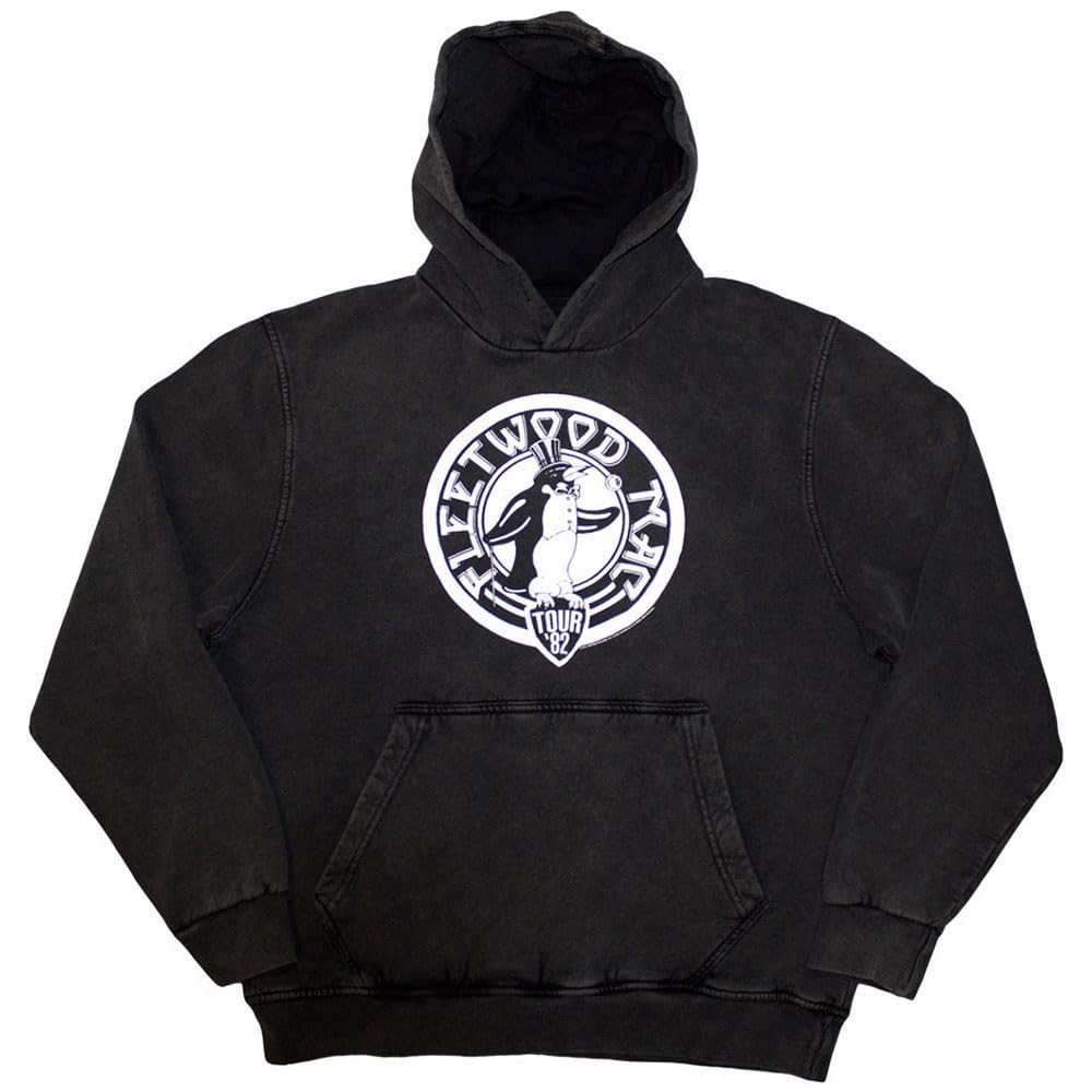 Rock Off officially licensed products Fleetwood Mac Tour 82 Penguin sweter Stone Wash bluza z kapturem