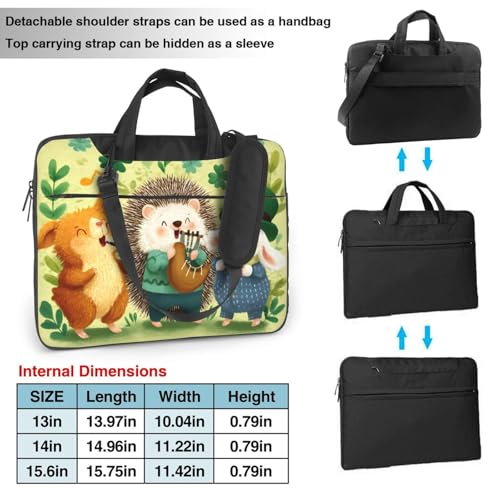 Maletín impermeable para laptop de 14 pulgadas miniatura 3