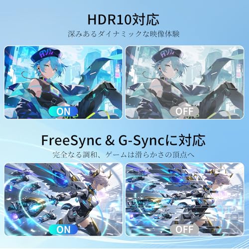 undefined KEY TO COMBAT 27インチ モニターWQHD(2560×1440) 100Hz IPSパネル HDR10 Adaptive Sync sRGB116% 300cd/m²HDMI 2.0×2 DP 1.4×1 フリッカーフリー Softeware LBL 省エネ設計 目に優しい設計 VESA対応100mm×100mm ビジネス/取引/グラフィック/映画 3年保証 H27T27 の商品画像 5