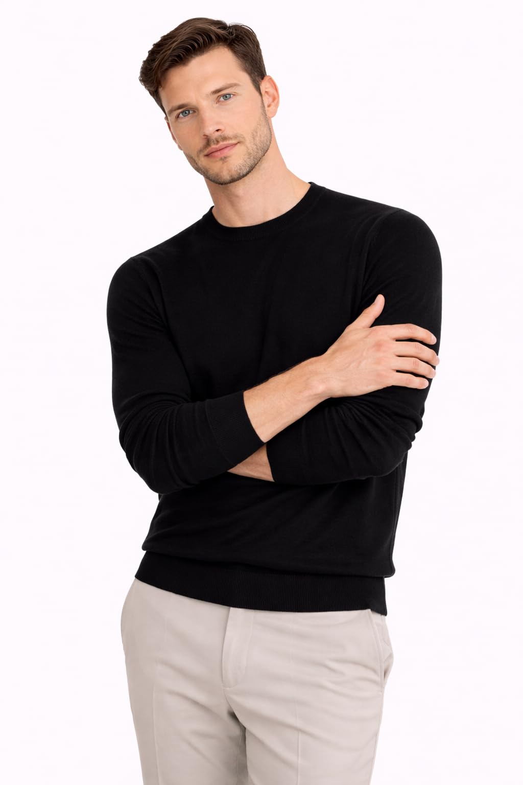 Cashmeren Herren Classic Pullover-Sweaters (1er Pack)