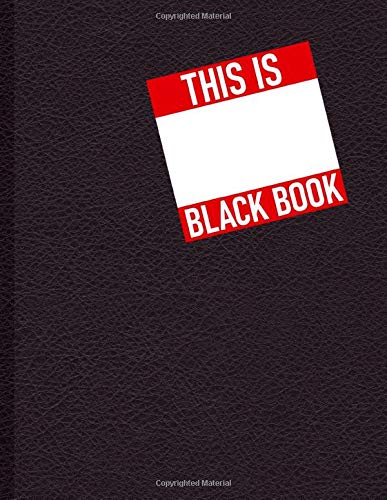 Blackbook Graffiti Sketchbook Blank Book With White Papers Sketch Book Art Book: Black Book Graffiti Sketchbook 8.5 x 11 Large Blank Pages With White ... Doodling, Sketch Book Artist Journal