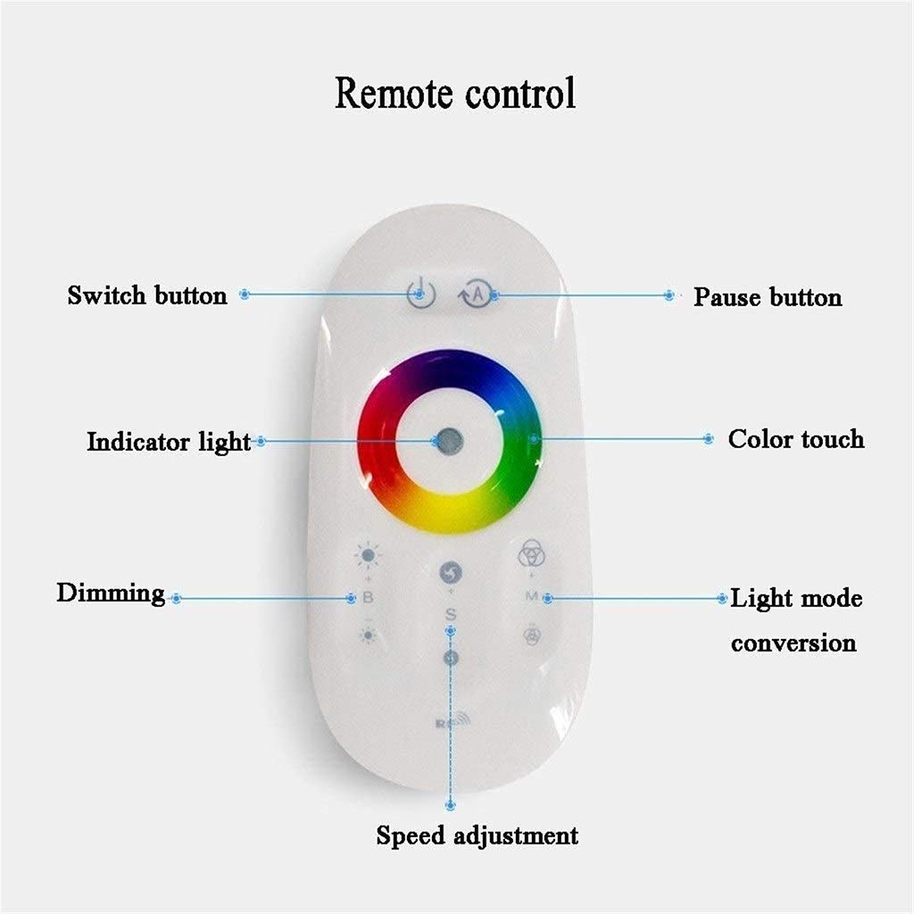 Luci D'atmosfera Lampada da Tavolo a LED Dimmerabile Luce Calda da Lettura da Scrivania Lampada da Scrivania con Cambio Colore RGB con Telecomando per Salotto Ufficio Camera da Letto Soggiorno