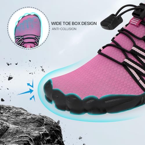 Image of ATHMILE Water Shoes for Men Women Quick Dry Aqua Shoes with Toe Protection