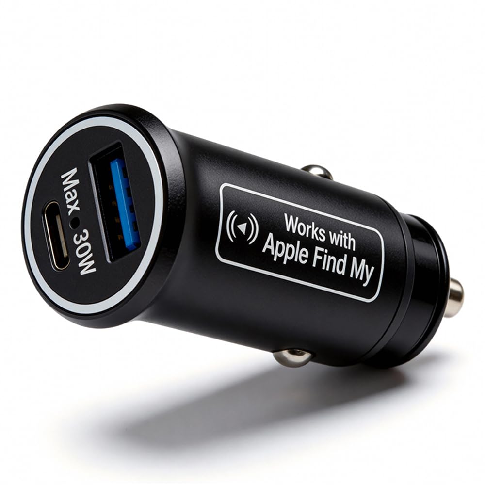GPS Tracker Tracker Tags for Tracking Devices for Cars Hidden, Undetectable for Car chager with High-Speed 65W Compatible with Apple Find My (iOS) & Google's Find Hub(Android) forVehicles-image-48