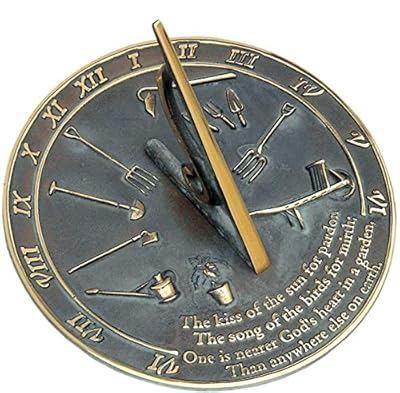 NauticalMart Brass Sundial Kiss of The Sun