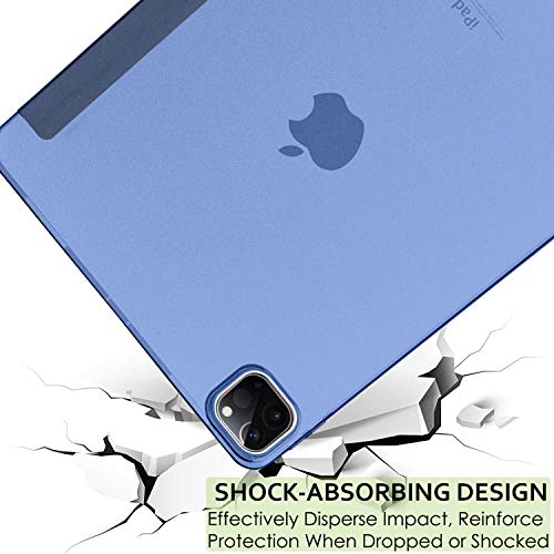 Image of DuraSafe Cases for iPad PRO 11 Inch 2nd 3rd 4th [ PRO 11 2 3 4 Gen 2020 2021 2022 ] A2759 A2435 A2761 A2762 A2377 A2459 A2228 A2068 A2230 A1980 Ultra Slim Smart Auto Sleep /Wake PC Cover - Navy Blue