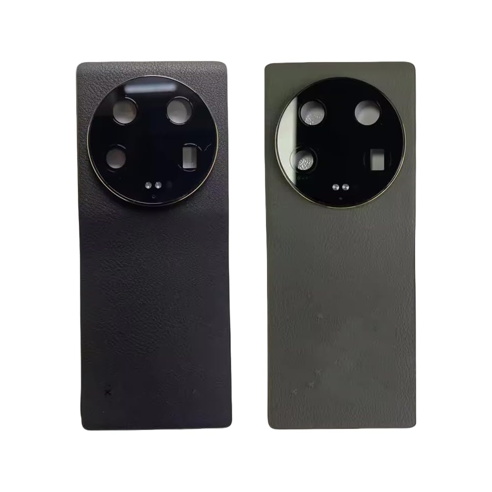 Coque arrière en verre pour Xiaomi 13 Ultra face arrière noire de rechange