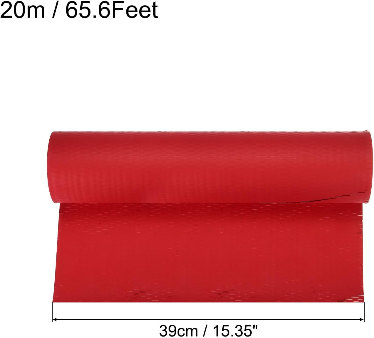 MECCANIXITY Honeycomb Packing Paper 15 Inch x 65.6 Feet Cushioning Wrap Rolls Packing Paper for Moving Shipping Packaging Gifts Red