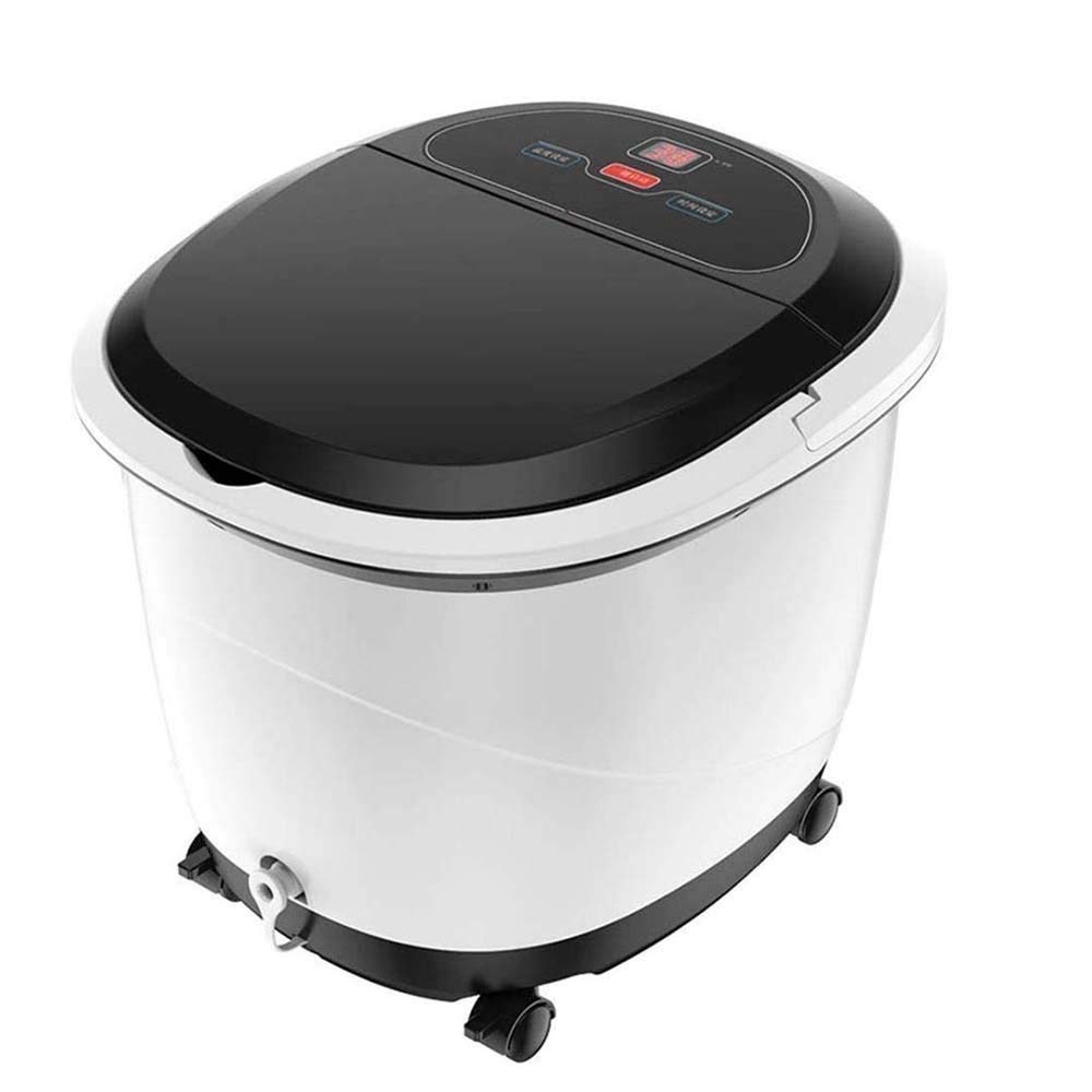 HMTE Massaggiatore Elettrico per pediluvio con pediluvio riscaldante, Regalo a Botte per pediluvio a casa con Massaggio Elettrico a Temperatura costante