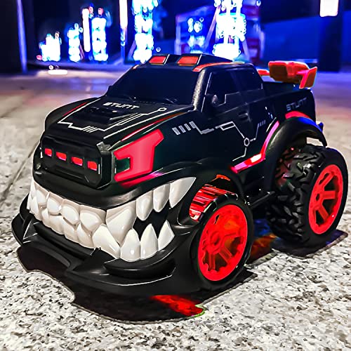 Fuuy Remote Control Car For Toddlers 1/20 Scale Boys Toys For Kids Toddler Toys With Light 20+ Mins Stunt Car Christmas Birthday Gifts For 3 4 5 6 Year Old Preschool Toys Cars Rc Jeep Trucks For Kids #TOP1