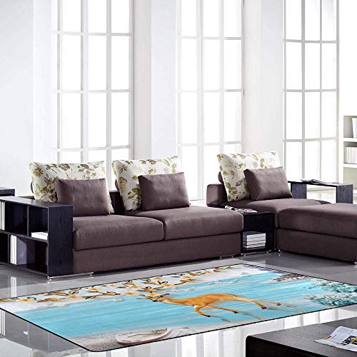Tapis de maison velours corail isolant et doux pour sol froid