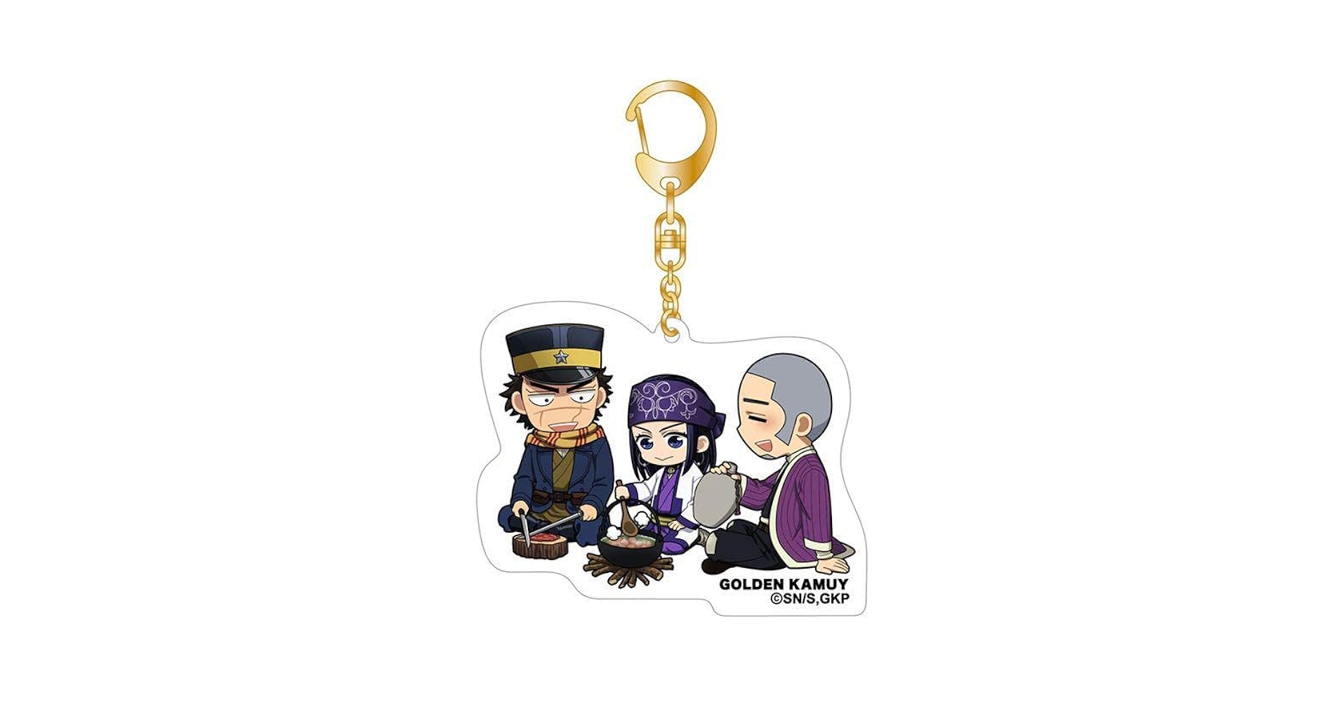 ゴールデンカムイ セリフ アクリルキーホルダー 杉元 アシリパ 4点セット ゴールデンカムイ セリフ アクリルキーホルダー 杉元 アシリパ 4