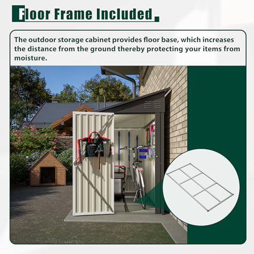 48ftoutdoormetalstorageshedheavydutyleantostorageshedwithfloorbasegardentoolmetalstoragehousewlockabledoorand2airventsweatherresistantforbackyardpatiolawnblack Urban Country Home Decor 48 ft outdoor metal storage shedheavy duty lean to storage shed with floor basegarden tool metal storage house wlockable door and 2 air ventsweather resistantfor backyardpatiolawnblack urban country home decor