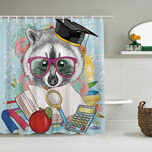 Kgblfd Cortina de Ducha Impermeable