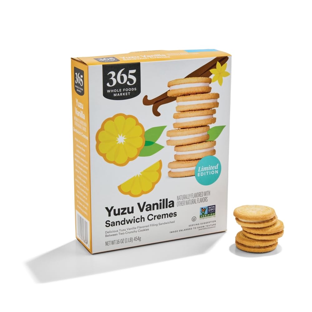 Amazon.com: 365 by Whole Foods Market, Yuzu Vanilla Sandwich Crème