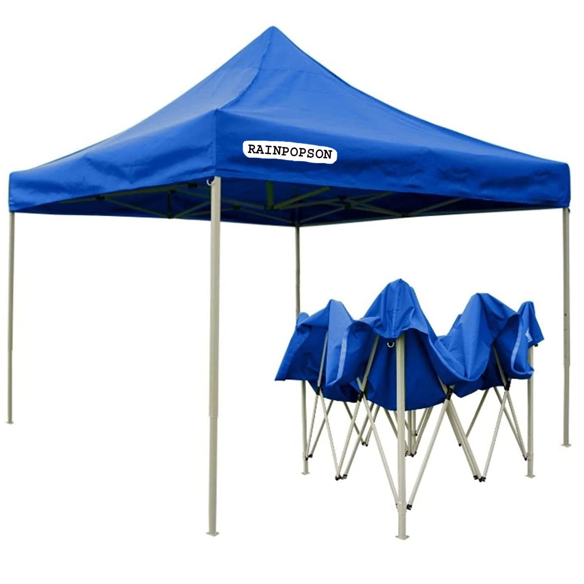 RAINPOPSON Gazebo Tent for Outdoor Heavy Duty Canopy 4 x 4 ft Cover Bag, Gazebo Canopy Tent for Terrace Outdoor Portable & Fordable (Blue)-image-36