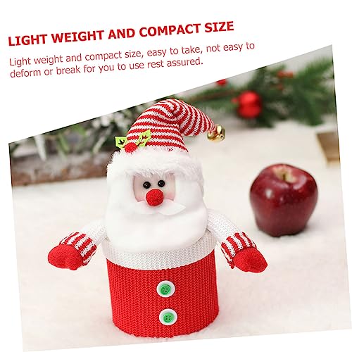 Caja portaobjetos navideños de tela ideal para regalar dulces a amigos 8