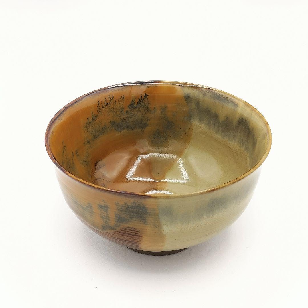 Amazon.co.jp: 773 高取茶碗 味楽窯14代 亀井正久 茶道具 茶道 茶碗