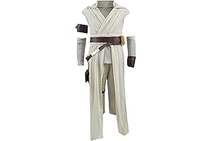 Liuyumin Girls Rey Cosplay Costume Jedi Robe Knight Uniform Outfit Deluxe Battle...