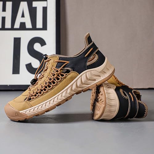 Men's Breathable Lightweight Open Easy on Hiking Sneakers Sports Beach Outdoor Comfortable Casual Sandals3