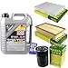 Produktbild Inspektionspaket 5 L LM Top Tec 4100 5W-40 + MANN Filterpaket 9808599