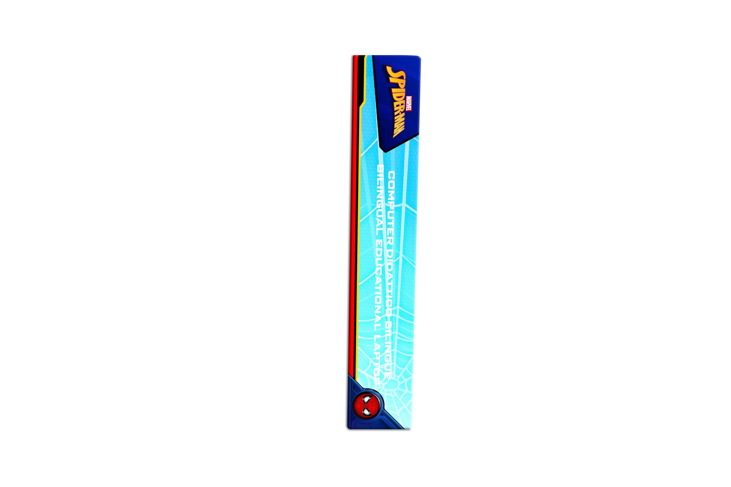 Lexibook - Spider-Man Computer Portatile educativo bilingue Italiano/Inglese - 124 attività per Un apprendimento Divertente e interattivo - Matematica, logica, Musica, Orologio - JC598SPi5LXB