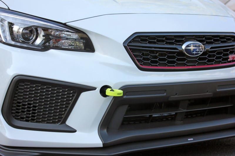 Perrin Front Tow Hook Yellow Compatible with 18-20 Subaru WRX/STI & 13-19 BRZ/FR-S/86