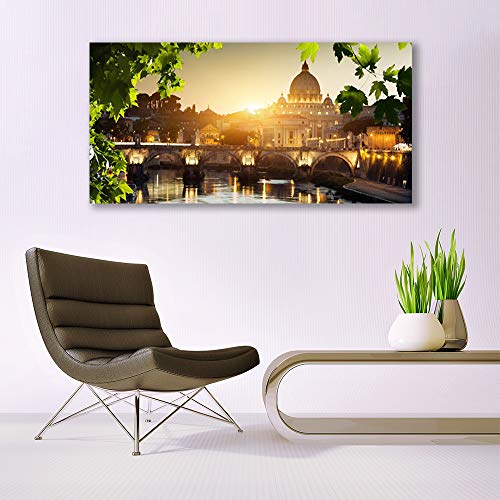 Tableau en Verre Trempé 140x70 cm Tulup - Déco Murale Design Haute Qualité