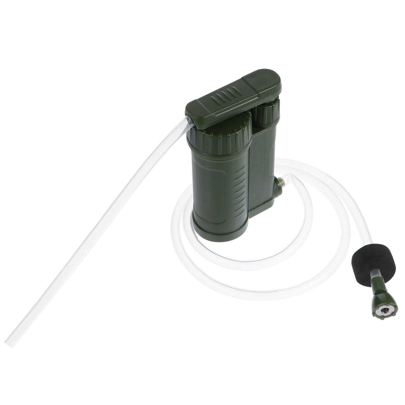 SECFOU Purificador de Agua Portátil Mini Filtro Abs Seguro y Sencillo para Camping y Emergencias al Aire Libre